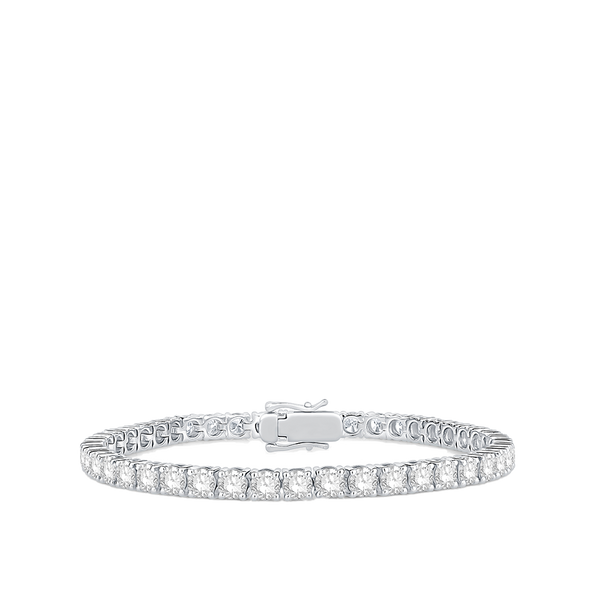 9.00 Carat Diamond Tennis Bracelet in 18ct White Gold