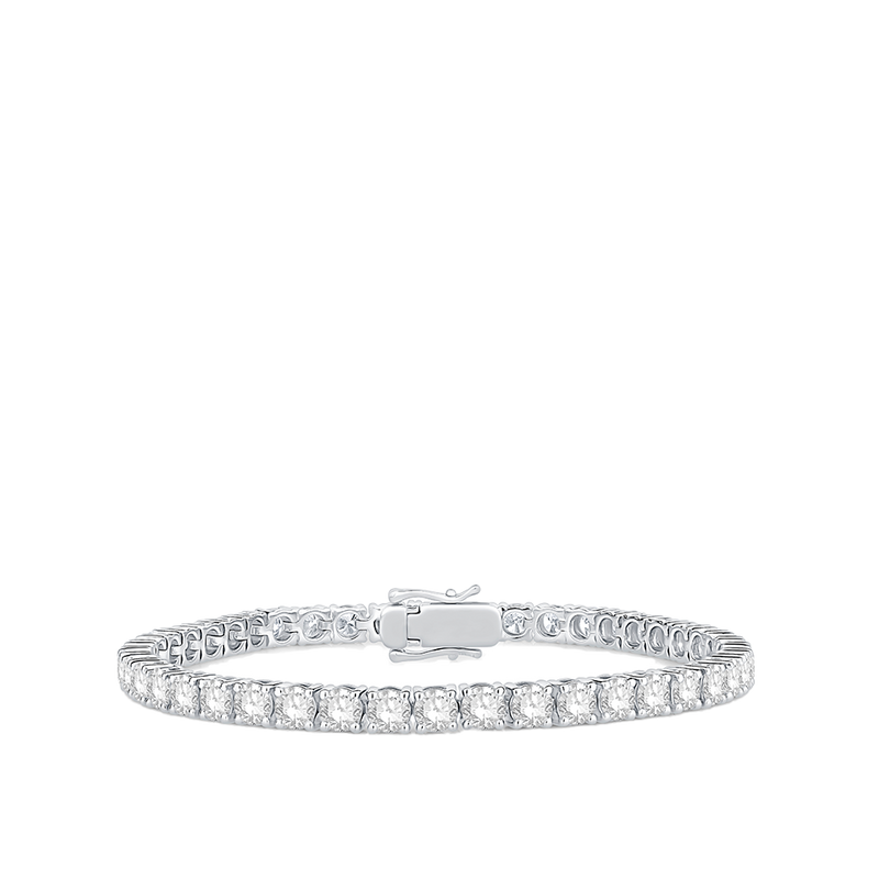 9.00 Carat Diamond Tennis Bracelet in 18ct White Gold