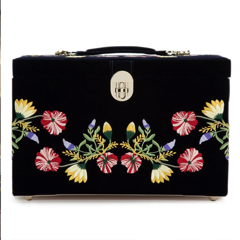 WOLF Zoe Large Indigo Jewellery Box