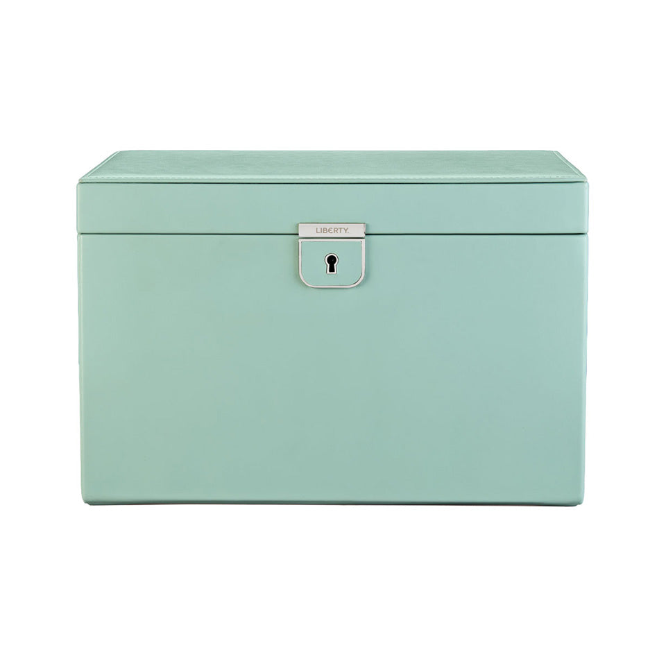 WOLF X LIBERTY Julia Interior Print Large Jewellery Box Sage Green