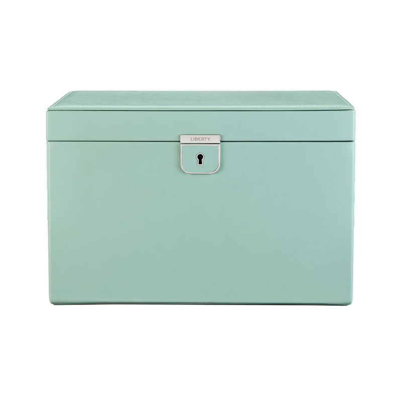 WOLF X LIBERTY Julia Interior Print Large Jewellery Box Sage Green