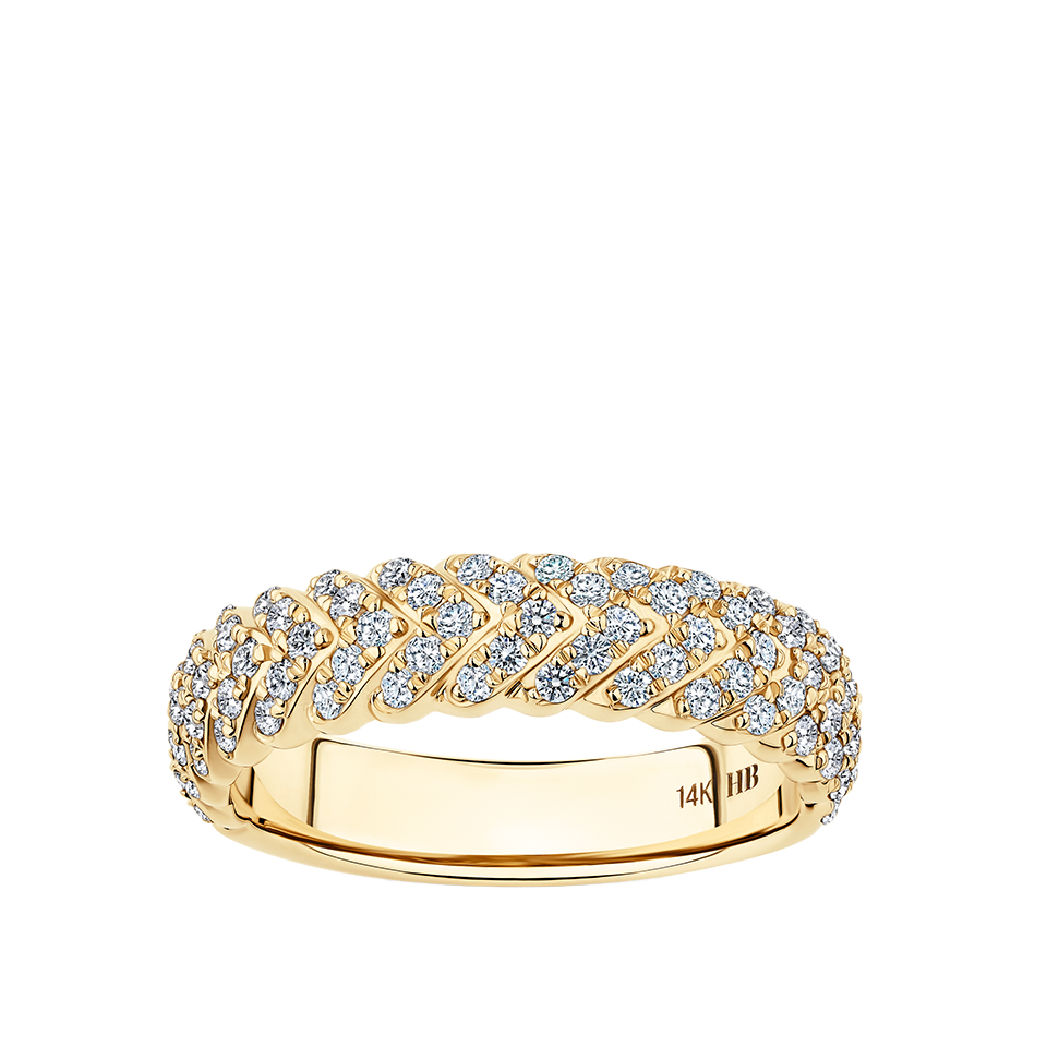 0.63 Carat Diamond Vera Ring in 14ct Yellow Gold