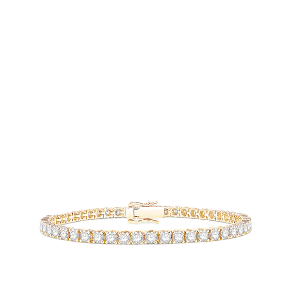 7.00 Carat Diamond Tennis Bracelet in 18ct Yellow Gold