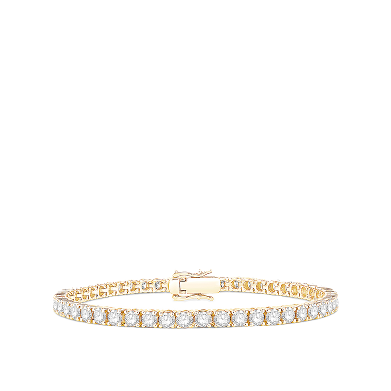 7.00 Carat Diamond Tennis Bracelet in 18ct Yellow Gold