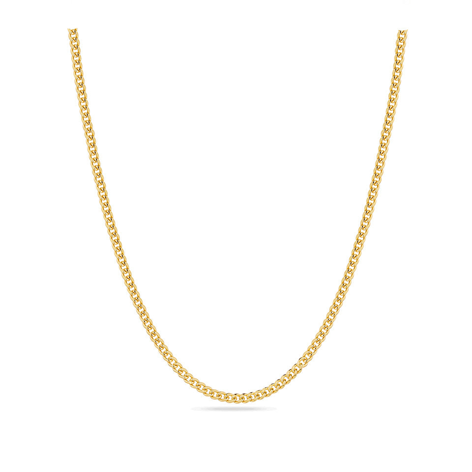 Miami Link Chain in 18ct Yellow Gold