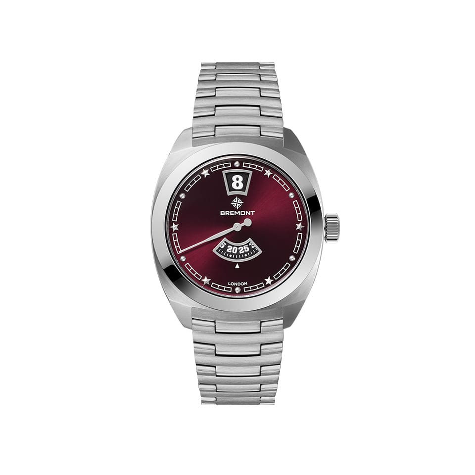Bremont Terra Nova Automatic Jumping Hour 35mm Watch TN35-JH-SS-BG-B