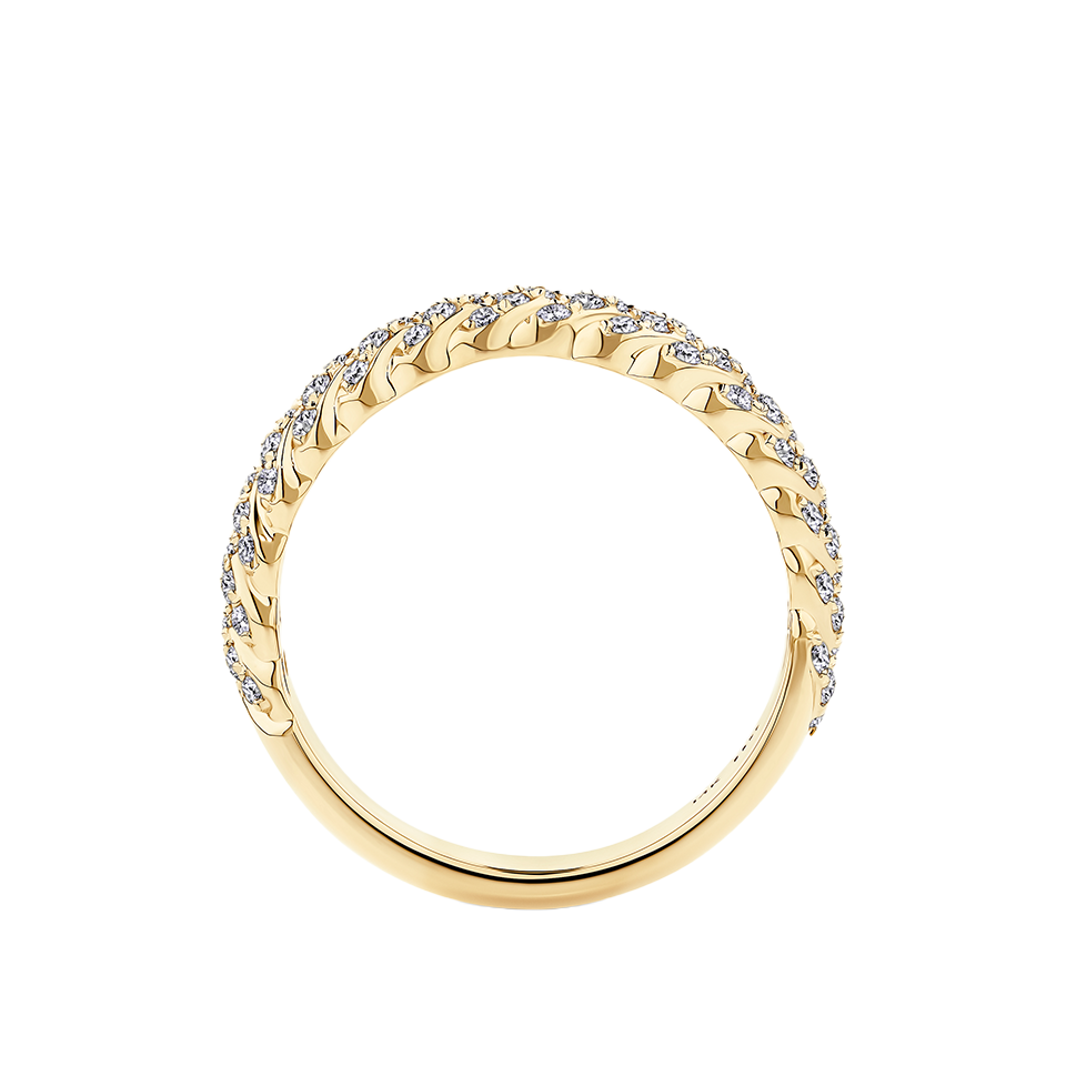 0.63 Carat Diamond Vera Ring in 14ct Yellow Gold