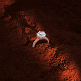 Vault® 3.88 Carat Diamond Solitaire and 0.41 Carat Argyle Pink Diamond Ring