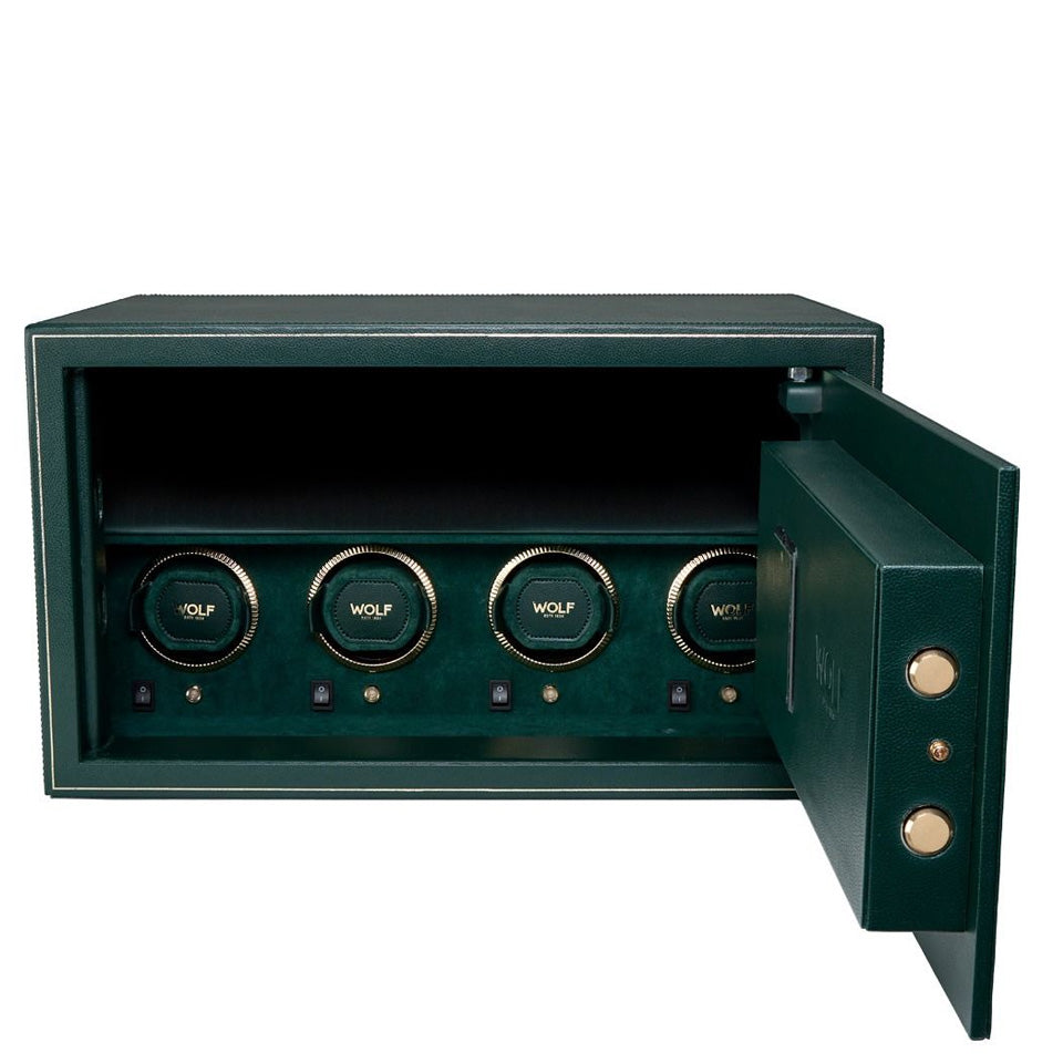 Wolf The Den 4 Piece Watch Winder Safe