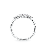 0.32 Carat Diamond Baguette Ring in 18ct White Gold