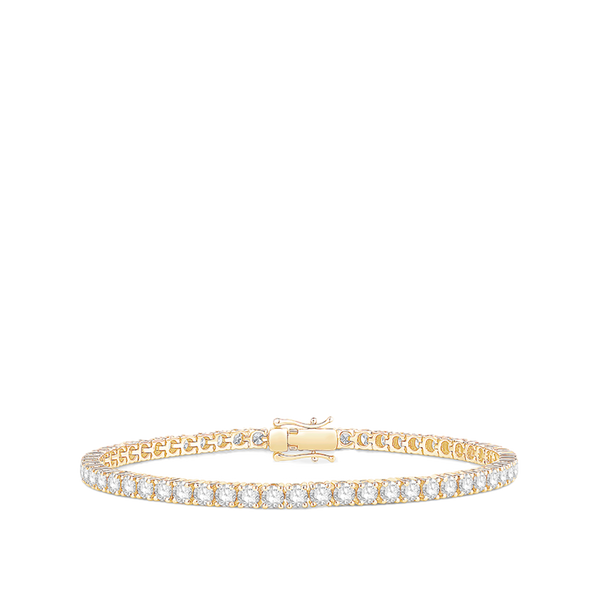 5.00 Carat Diamond Tennis Bracelet in 18ct Yellow Gold