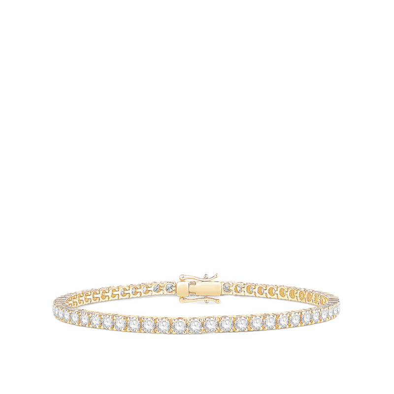 5.00 Carat Diamond Tennis Bracelet in 18ct Yellow Gold