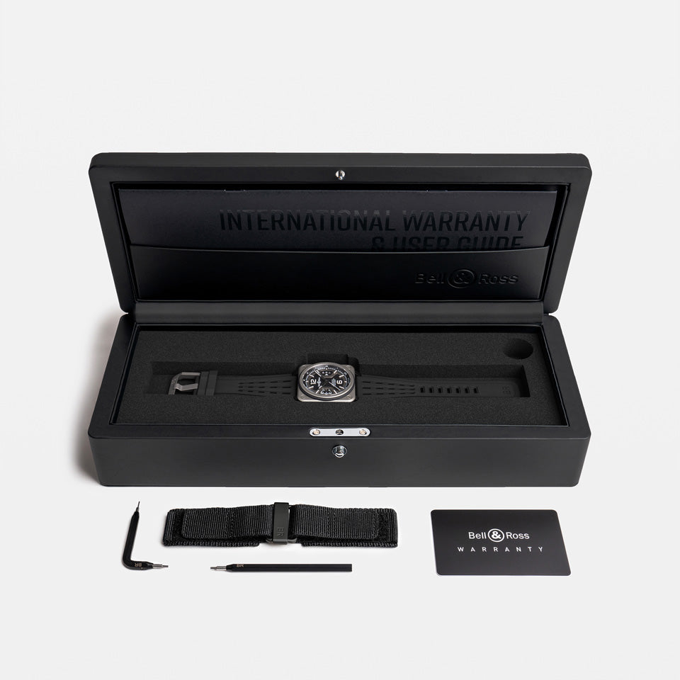 Bell & Ross BR-X3 Automatic Chronograph 41mm Watch BRX3R-BL-TI/SRB