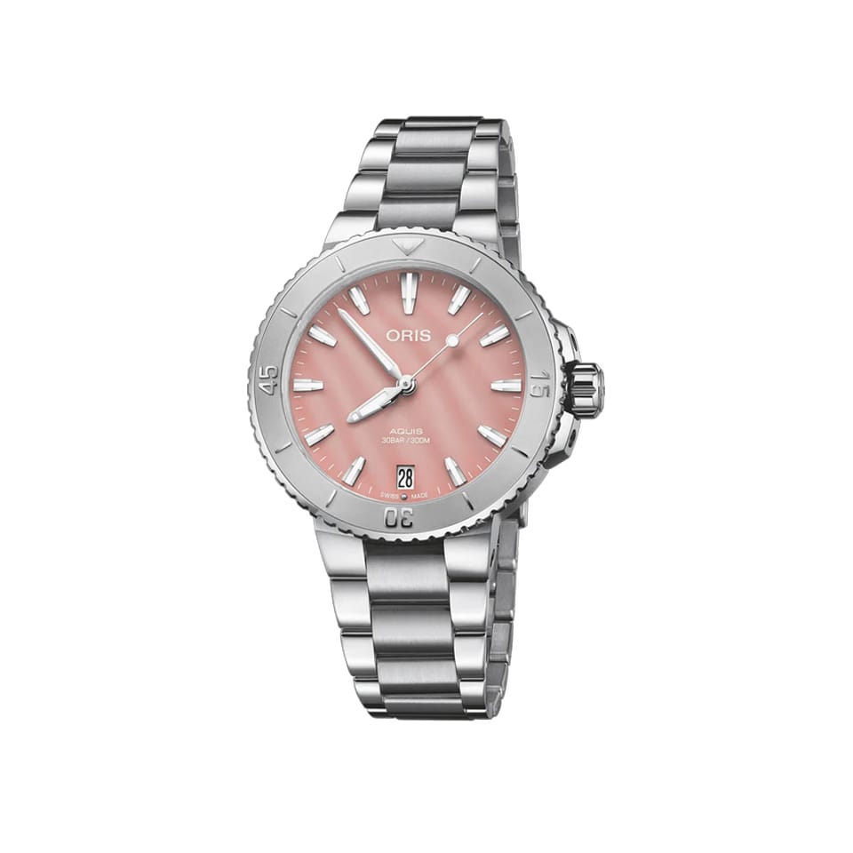 Oris Aquis Automatic 36.50mm Watch 733 7770 4158MB
