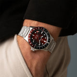 Bremont Supermarine Automatic GMT 40mm Watch SM40-GMT-SS-RDBK-B