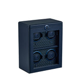 WOLF Earth 4 Piece Watch Winder in Midnight Blue
