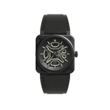 Bell & Ross BR-03 Automatic Men's 41mm Watch BR03A-LM-SKCE/SRB
