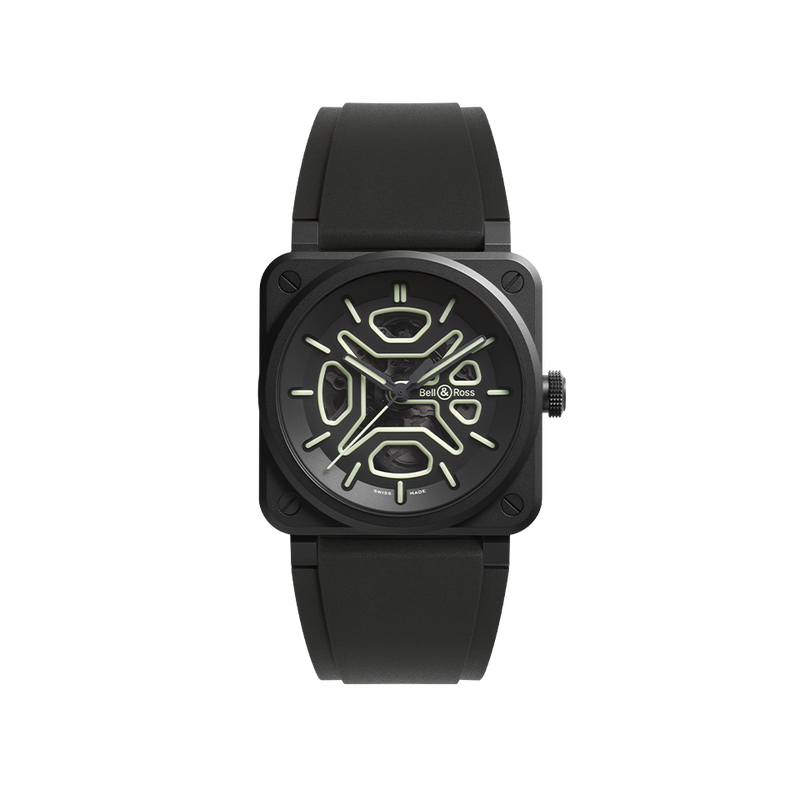 Bell & Ross BR-03 Automatic Men's 41mm Watch BR03A-LM-SKCE/SRB