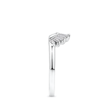 0.32 Carat Diamond Baguette Ring in 18ct White Gold