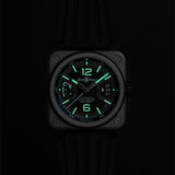 Bell & Ross BR-X3 Automatic Chronograph 41mm Watch BRX3R-BL-TI/SRB