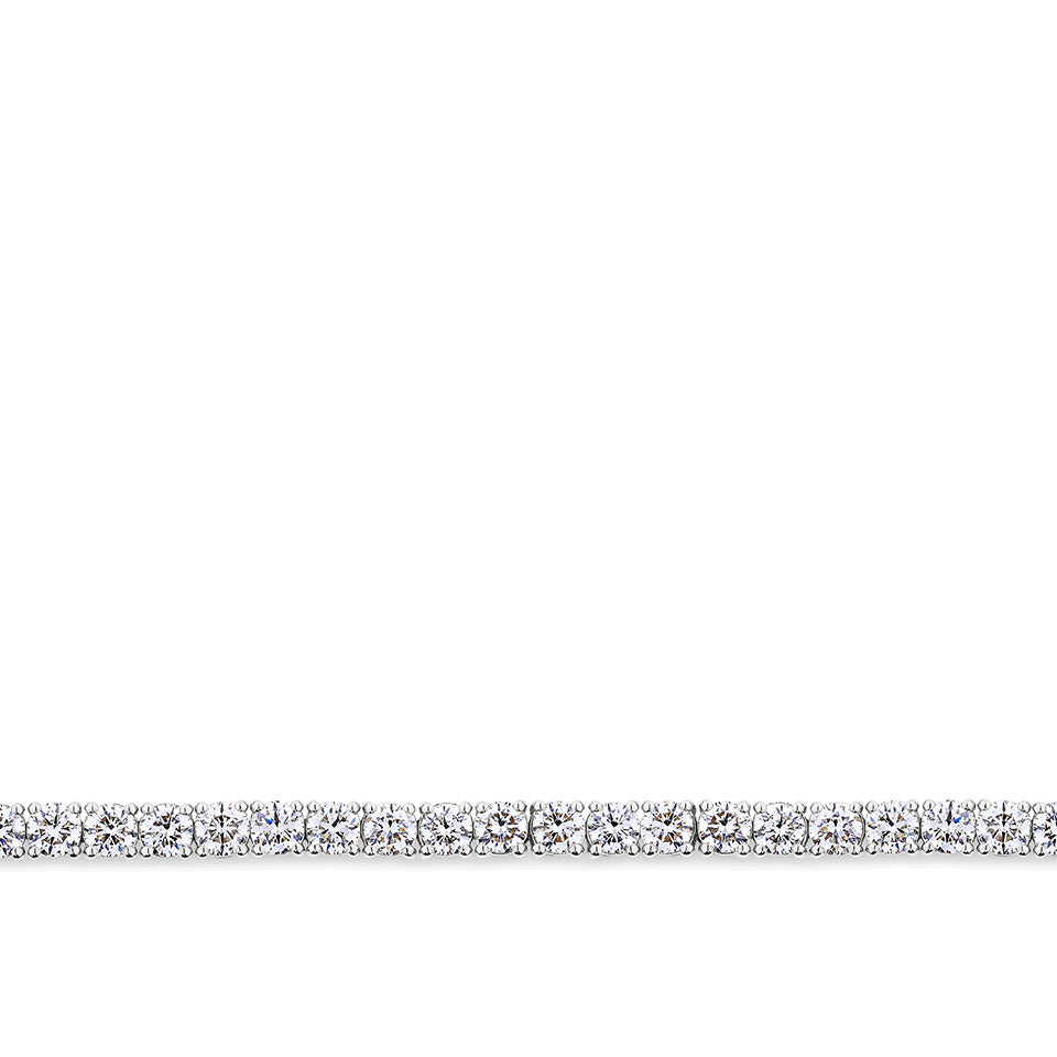 5.00 Carat Diamond Tennis Bracelet in 18ct White Gold