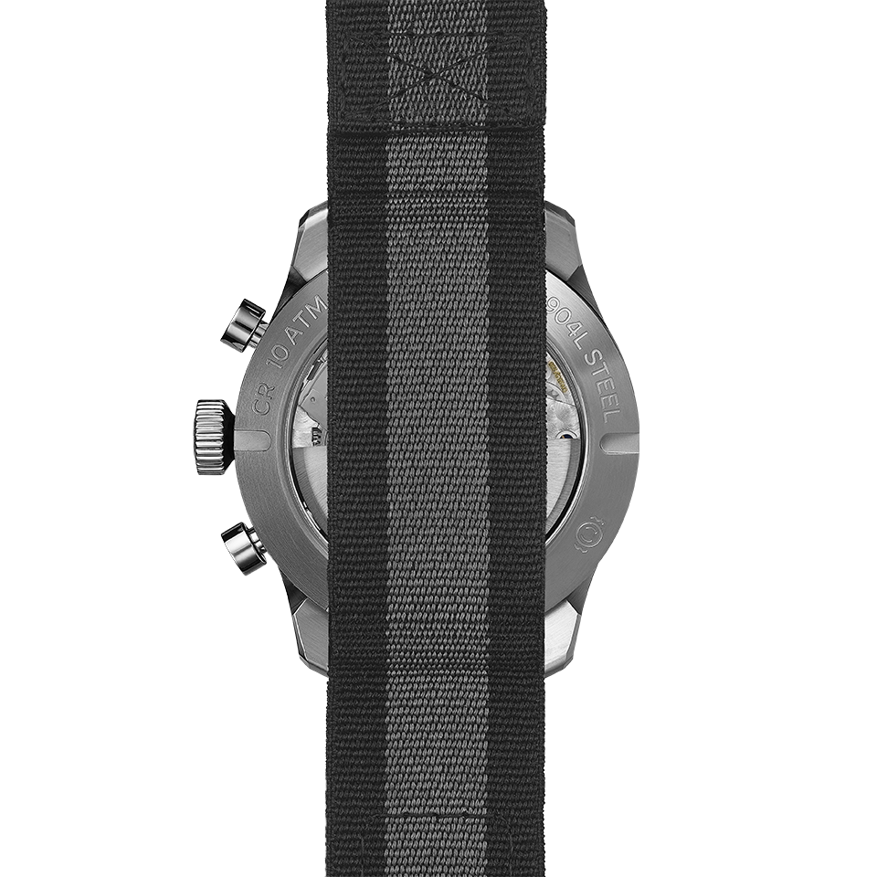 Bremont Altitude Automatic Chronograph 42mm Watch ALT42-CHR-G-SS-BK-NS