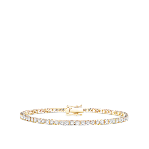 3.00 Carat Diamond Tennis Bracelet in 18ct Yellow Gold