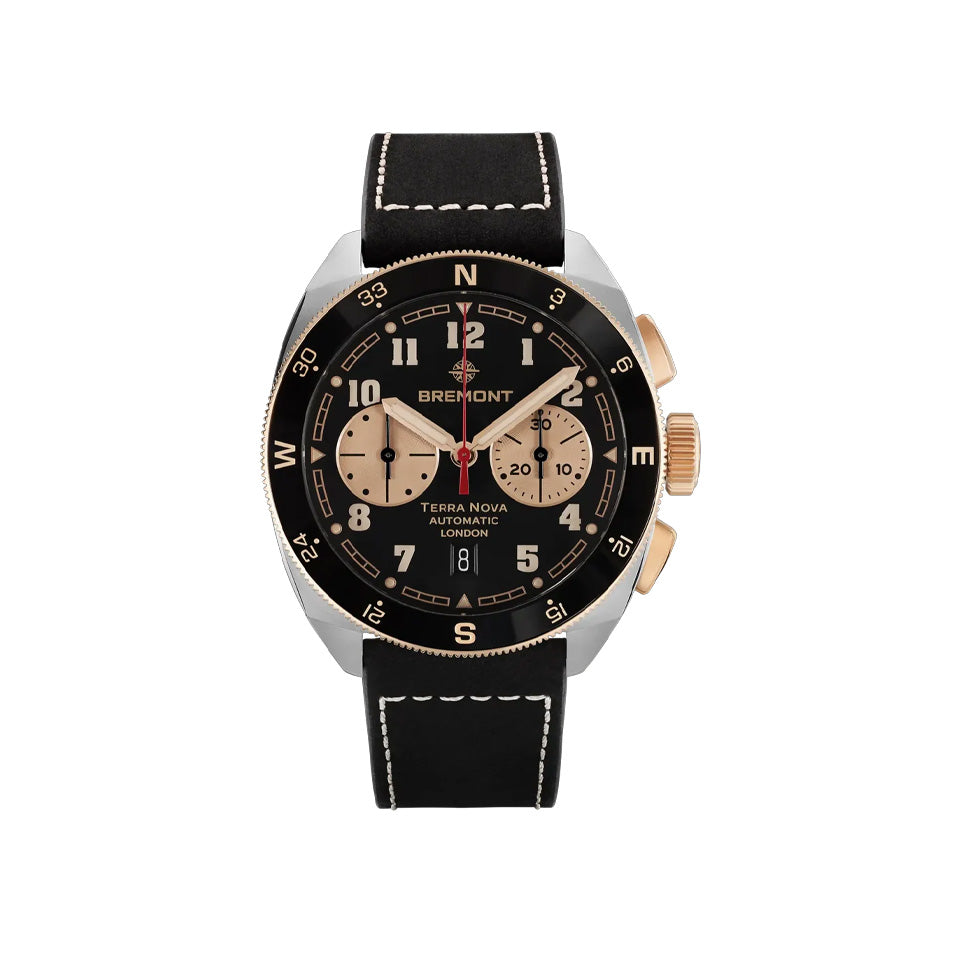 Bremont Limited Terra Nova Automatic Chronograph 42.50mm Watch TN42JC-CHR-BI-BK-L-S