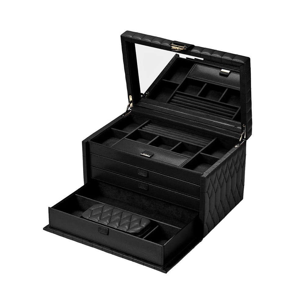 Lauren Large Jewellery Box Black 349802