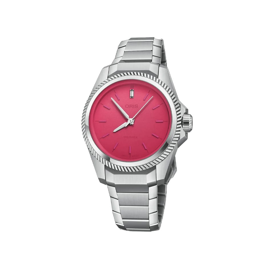 Oris ProPilot x Miss Piggy Automatic 34mm Watch 531 7796 4158MB