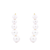 Akoya Pearl Climber Earrings in 14ct Yellow Gold