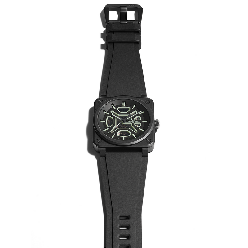 Bell & Ross BR-03 Automatic Men's 41mm Watch BR03A-LM-SKCE/SRB