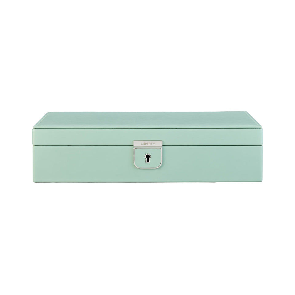 WOLF X LIBERTY Julia Interior Print Medium Jewellery Box Sage Green