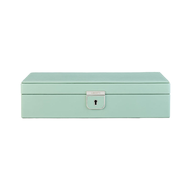 WOLF X LIBERTY Julia Interior Print Medium Jewellery Box Sage Green