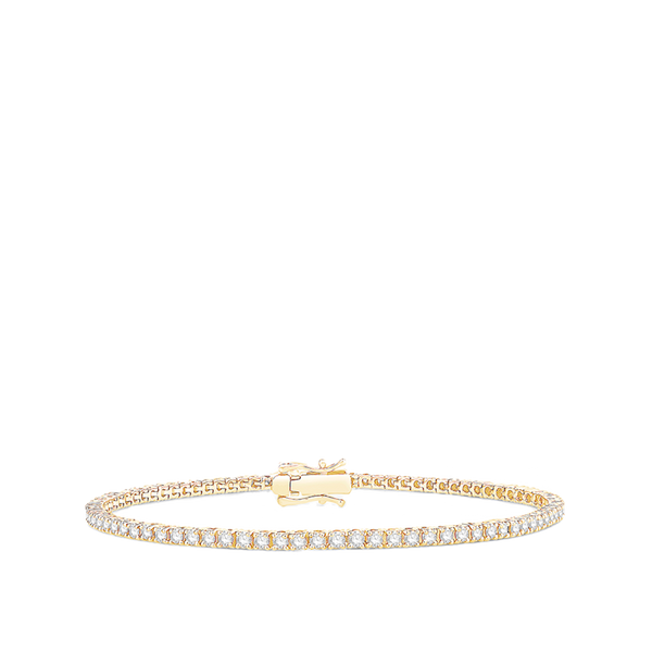 2.00 Carat Diamond Tennis Bracelet in 18ct Yellow Gold