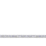 7.00 Carat Diamond Tennis Bracelet in 18ct White Gold