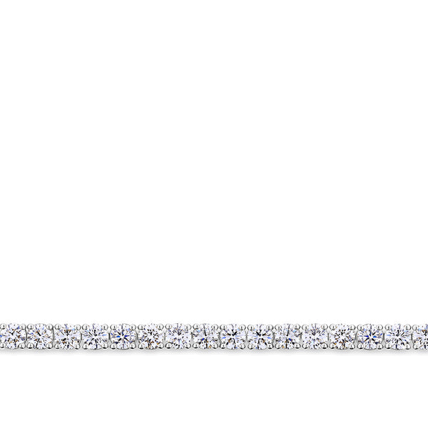 7.00 Carat Diamond Tennis Bracelet in 18ct White Gold