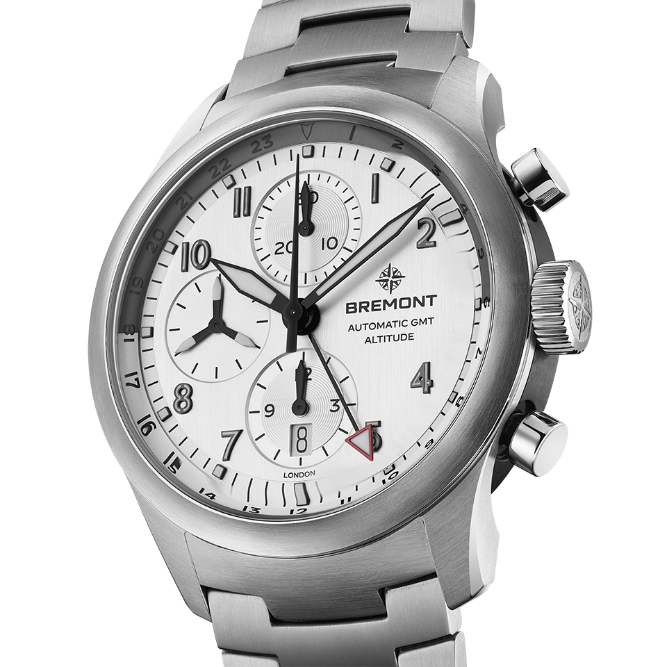 Bremont Altitude Automatic Chronograph 42mm Watch ALT42-CHR-G-SS-SI-B