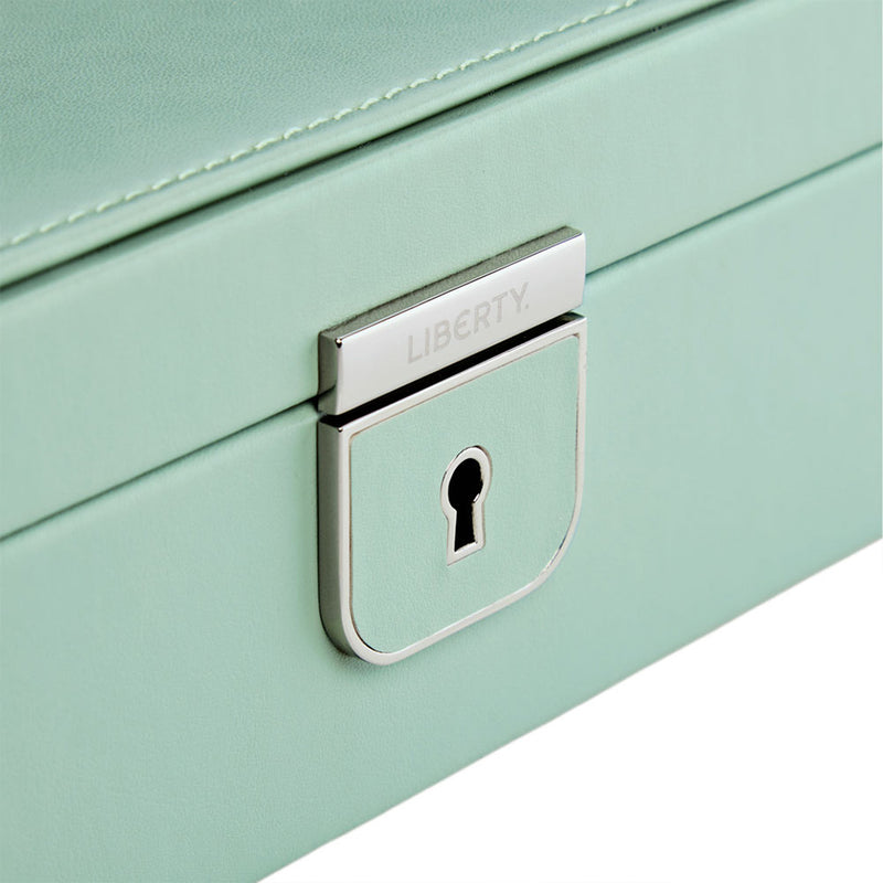 WOLF X LIBERTY Julia Interior Print Medium Jewellery Box Sage Green