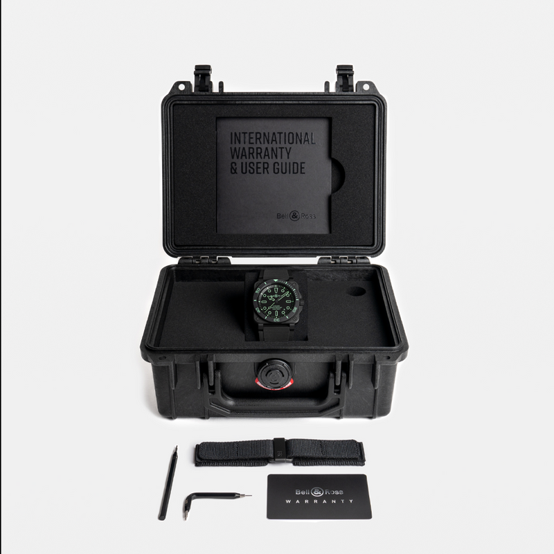 Bell & Ross BR-03 Automatic Men's 42mm Watch BR03A-D-OL-CE/SRB