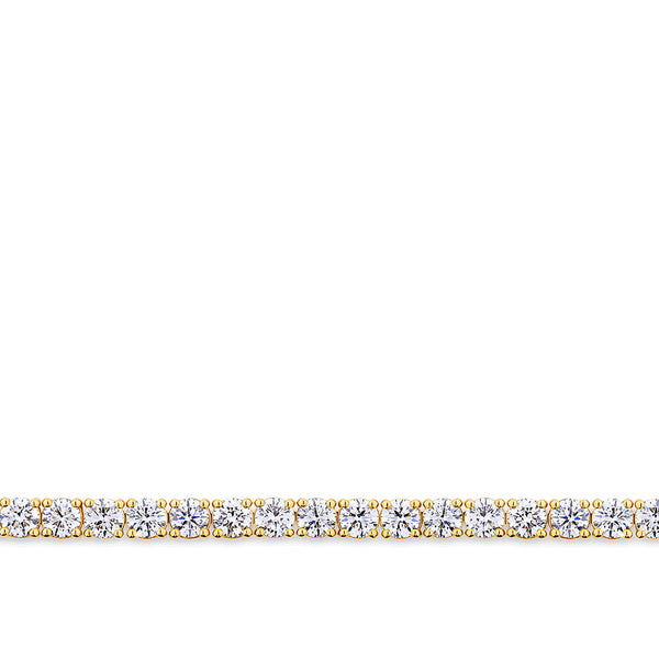 7.00 Carat Diamond Tennis Bracelet in 18ct Yellow Gold