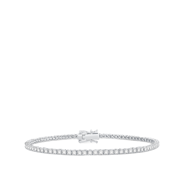 2.00 Carat Diamond Tennis Bracelet in 18ct White Gold