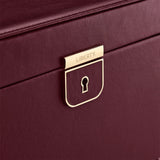 WOLF X LIBERTY Ianthe Large Jewellery Box Burgundy