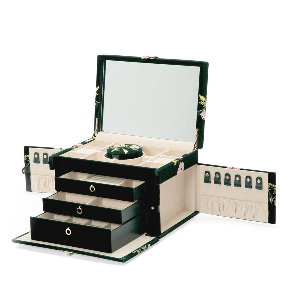 Wolf Large Zoe Jewellery Box 393012