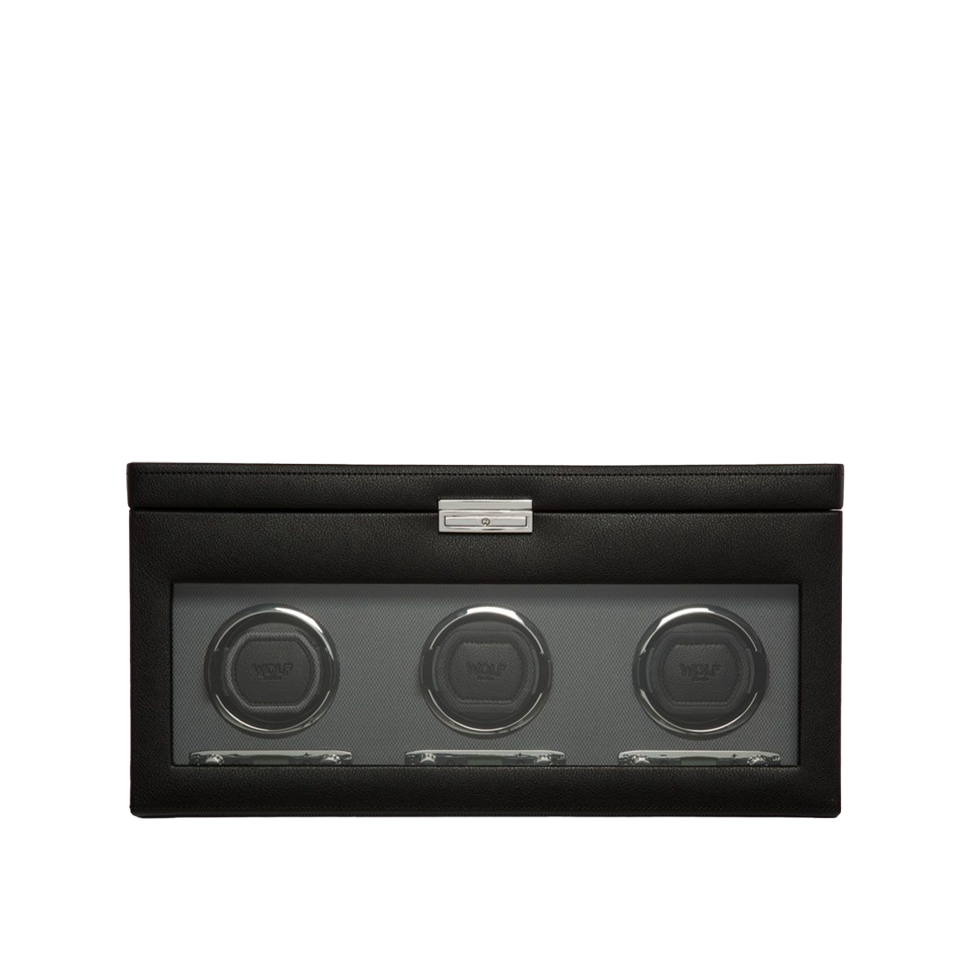 Wolf Viceroy Triple Leather Watch Winder