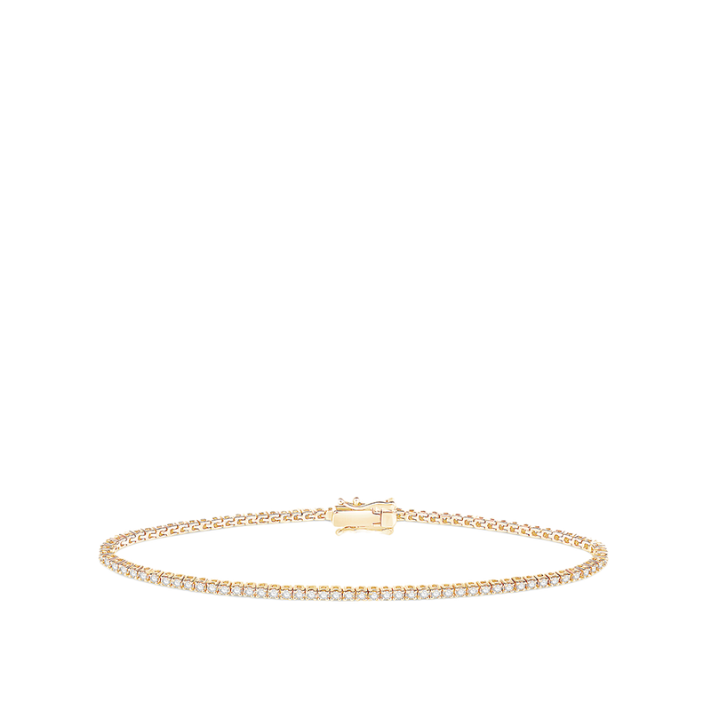 1.00 Carat Diamond Tennis Bracelet in 18ct Yellow Gold