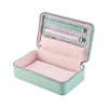 WOLF X LIBERTY Julia Interior Print Medium Jewellery Zip Case Sage Green