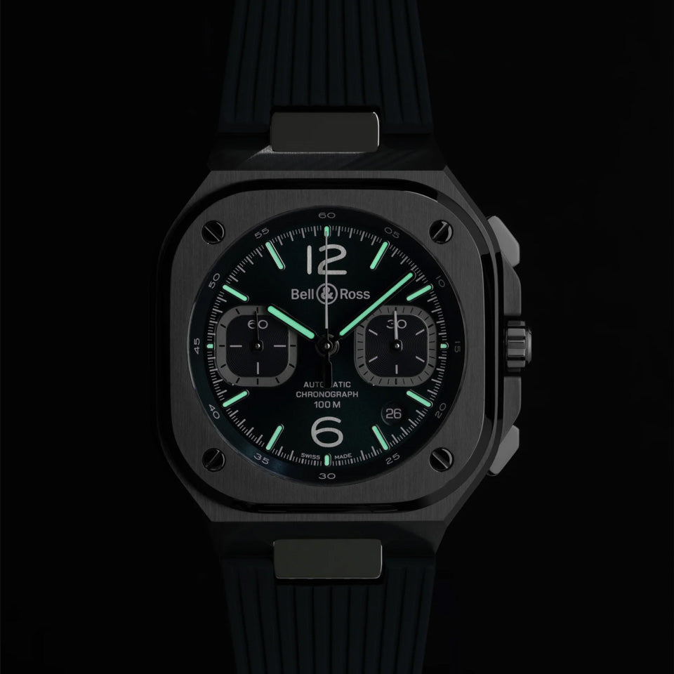 Bell & Ross BR05 Automatic Chronograph 40mm Watch BR05C-BLU-ST/SRB