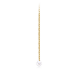 Akoya Pearl Diamond Cut Graduated Necklace in 14ct Yellow Gold