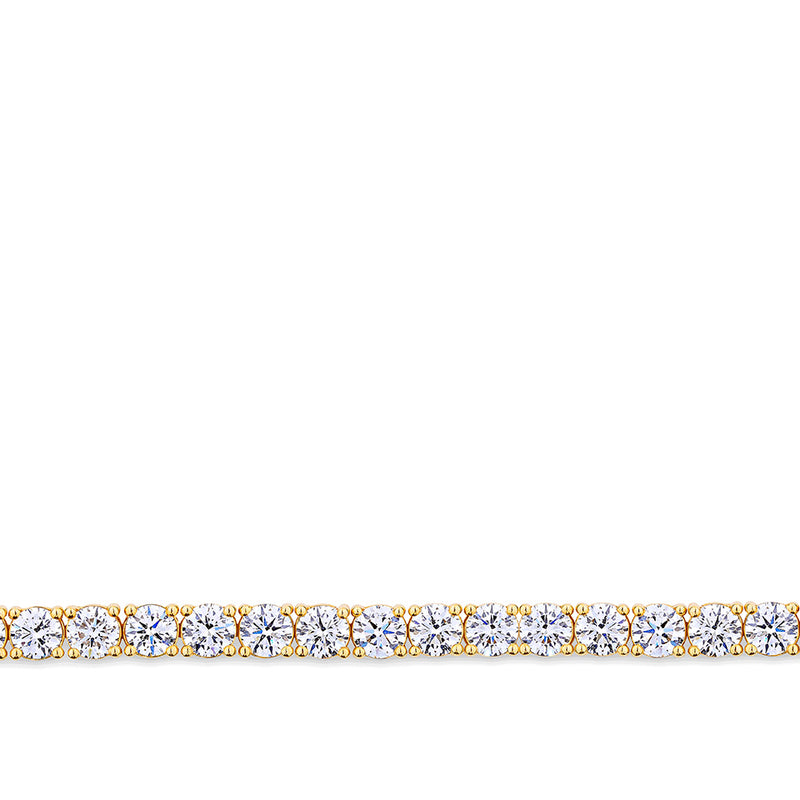 9.00 Carat Diamond Tennis Bracelet in 18ct Yellow Gold